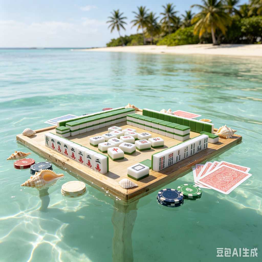 floral design mahjong set